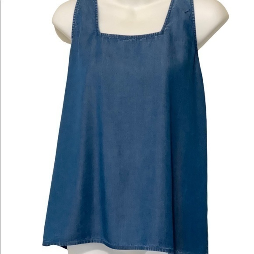 Loft Outlet Denim Colored Top Size XS